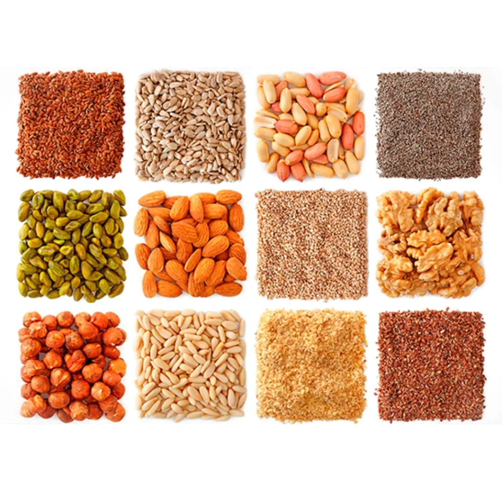 granos en cuadricula