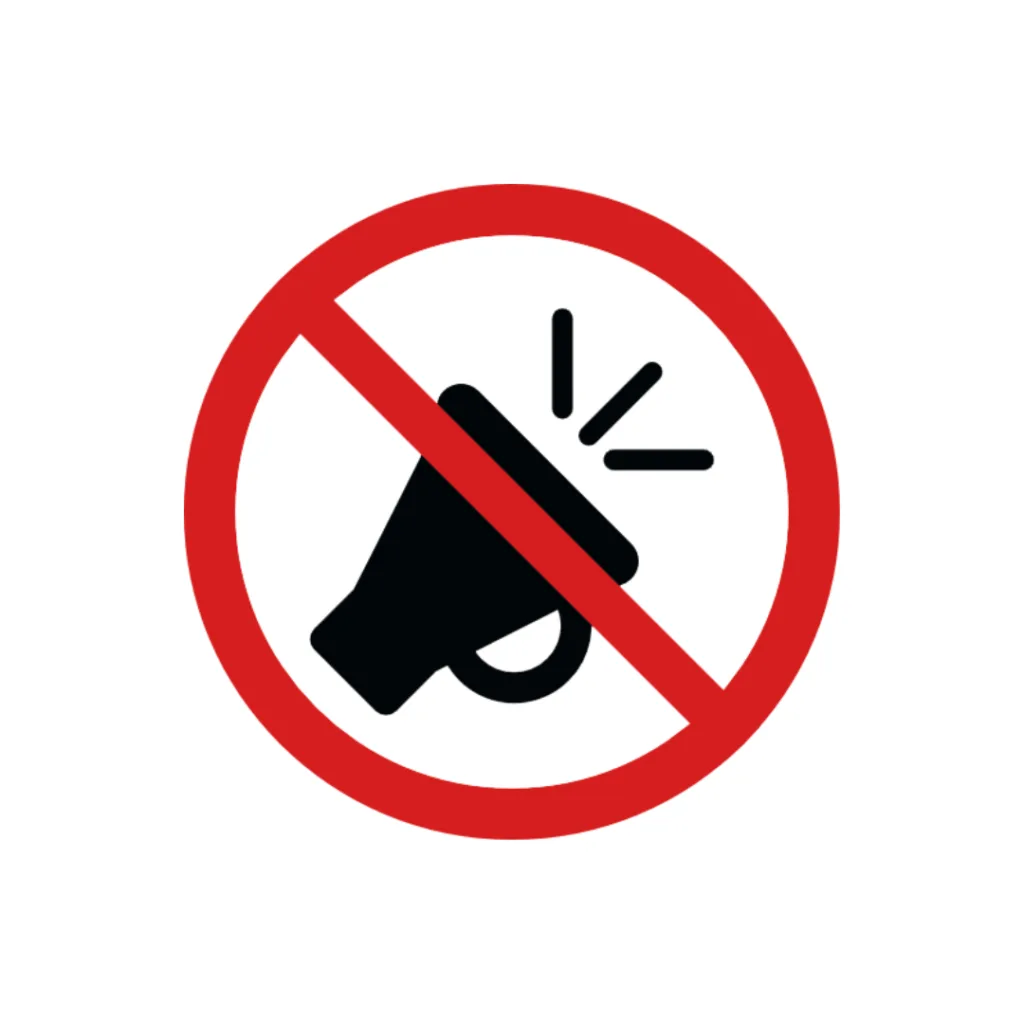 icono silencio
